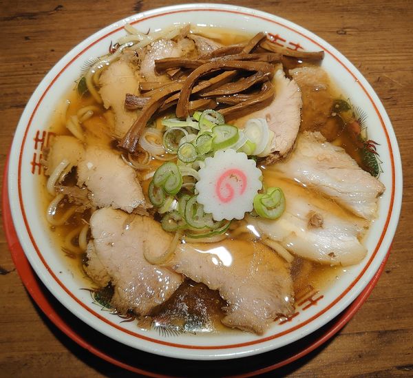 「肉煮干中華そば(800円)」@肉煮干し中華そば さいころの写真