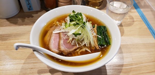 「手揉み麺中華ソバ　味玉」@中華ソバ ビリケンの写真