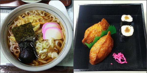 「稲荷門前きしめん 1080円」@門前そば 山彦の写真