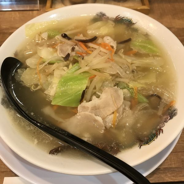 「野菜タンメン（￥620）」@肉醤油ラーメン 肉太郎 梅田第3ビル店の写真