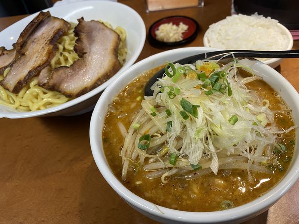 「辛味噌チャーシューつけ麺」@萬馬軒 花橙の写真