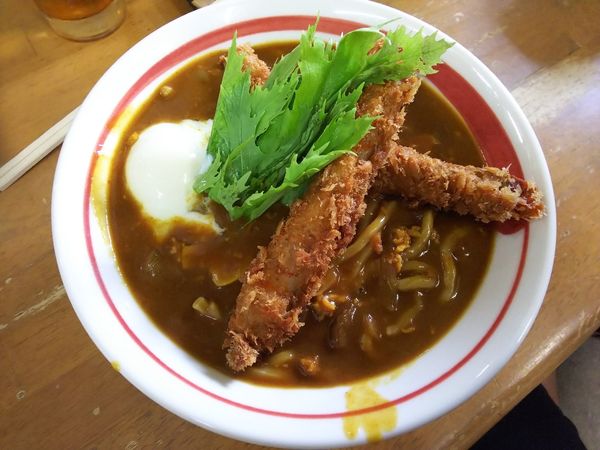 「【限定】カレーぶっかけ　大海老フライ乗せB　2000円」@MENYA 食い味の道有楽の写真