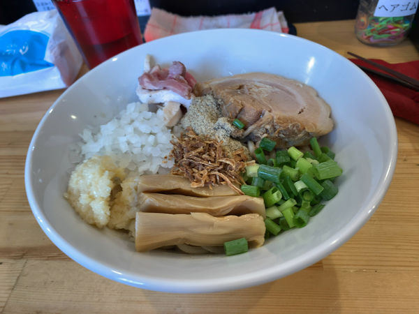 「まぜそば」@煮干らーめん 川むらの写真