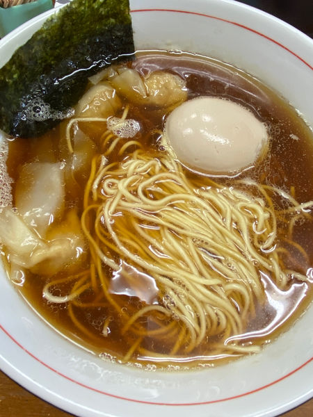 「煮干らーめん味玉わんたん5」@らぁめん 夢の写真