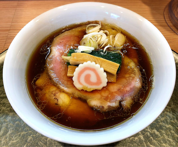 「深緑黒出汁(プレミアムチャーシュー×2)」@中華そば 深緑の写真