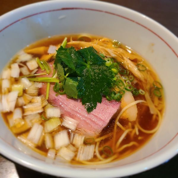 「地鶏中華そば(醤油)」@麺や 虎徹の写真