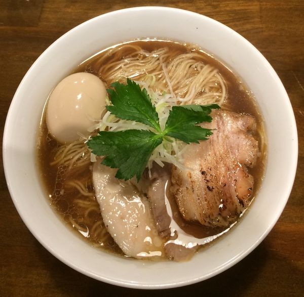 「特製貝節醤油そば」@CLAM＆BONITO貝節麺RAIKの写真