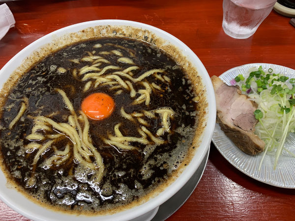 「黒月見　¥900 大盛り¥120」@BARRACK D.M竹末の写真