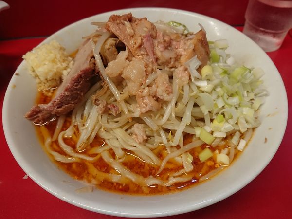 「SK＋白ネギ＋小ラーメン」@ラーメン二郎 西台駅前店の写真