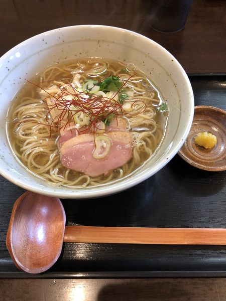 「鴨出汁 黒」@麺屋 葵の写真