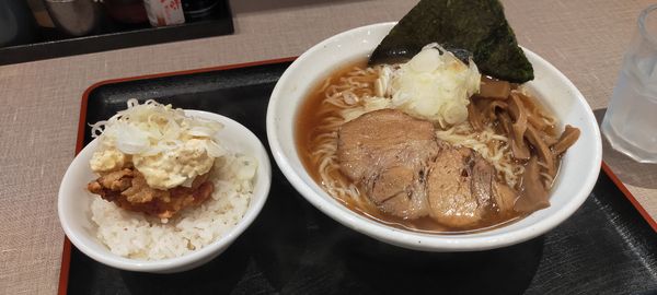 「あっさり中華そば」@やまのうち製麺の写真