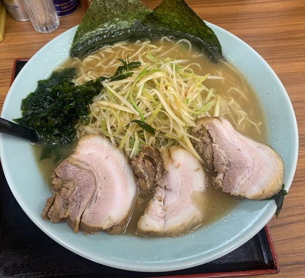 「大トロネギチャーシュー麺大盛」@ラーメンショップ 城東店の写真