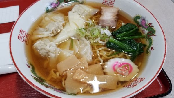 「ワンタンメン」@食堂SS 広丘店の写真