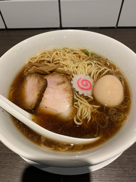 「味玉煮干し中華そば」@かみなり中華そば店の写真