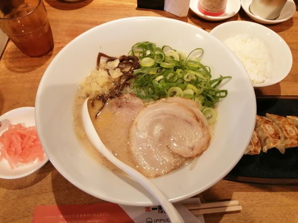 「白丸　ネギ増し」@博多一風堂 新潟店の写真