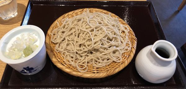 「もりそば」@ソバキチ さんすて岡山店の写真