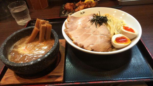 「丸和つけ麺全部のせ」@つけ麺 丸和 春田本店の写真