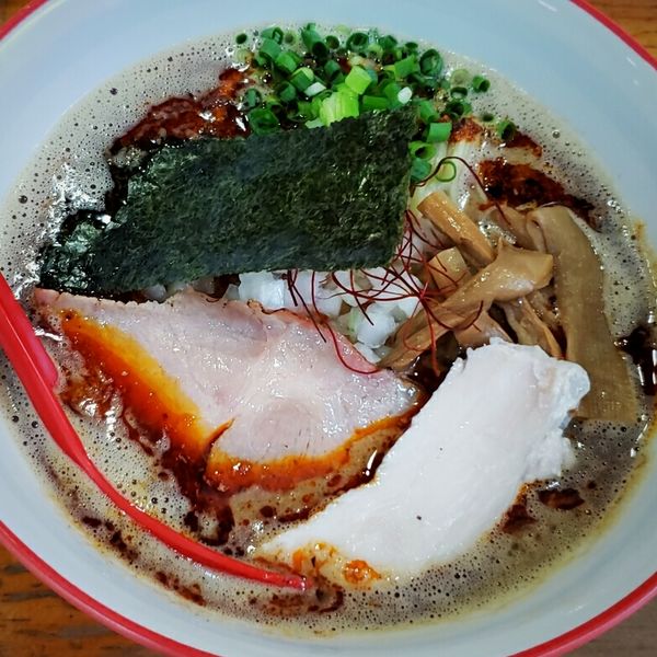 「【本日の限定】辛むじゃきそば ８５０円」@麺屋 むじゃきの写真