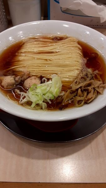 「稲庭中華そば」@食堂 七彩の写真