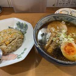 醤油ラーメン ネギチャーハン