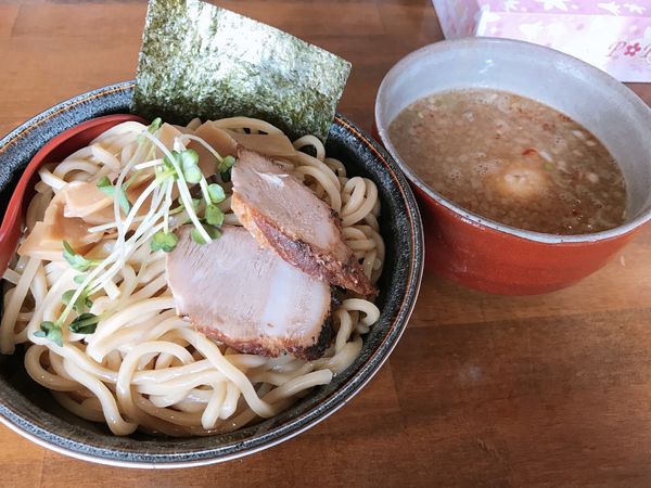 「辛つけ麺 大 ＋味玉」@蝉時雨の写真