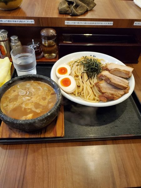 「丸和つけ麺全部のせ大」@つけ麺 丸和 尾頭橋店の写真