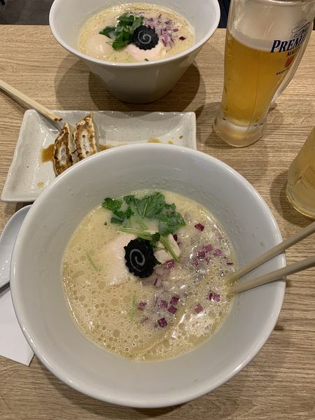 「白湯ラーメン」@鶏そば PAITAN×PAITAN 新橋店の写真