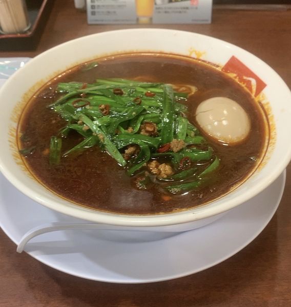 「タイワンラーメン 味玉」@ラーメンばんだいの写真