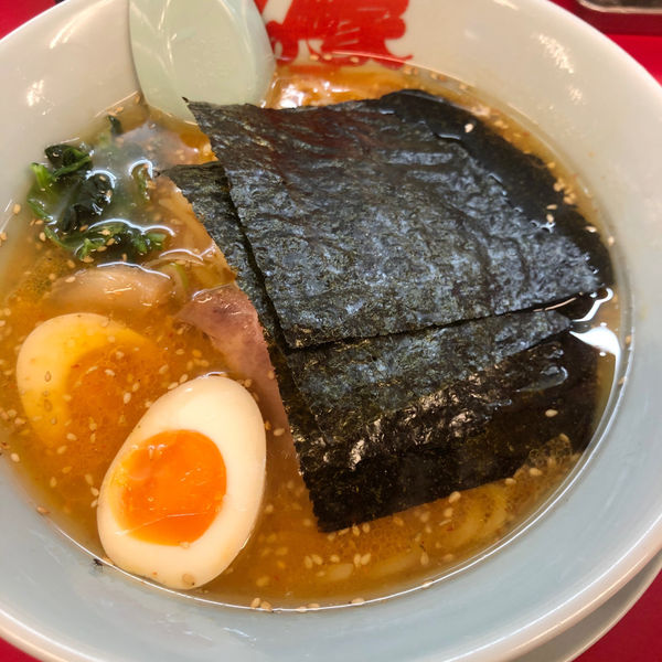 「特製味噌ラーメン　770円　味玉」@ラーメン山岡家 足利店の写真