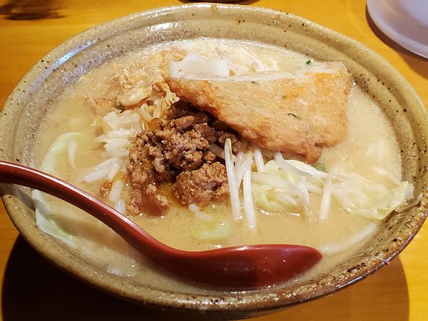 「九州麦味噌 野菜らーめん」@麺場 田所商店 本郷台店の写真