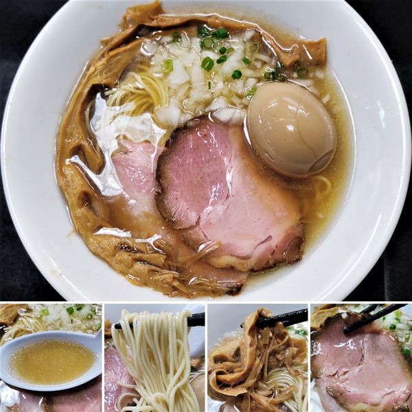 「味玉中華そば(塩)　880円」@麺処 晴の写真