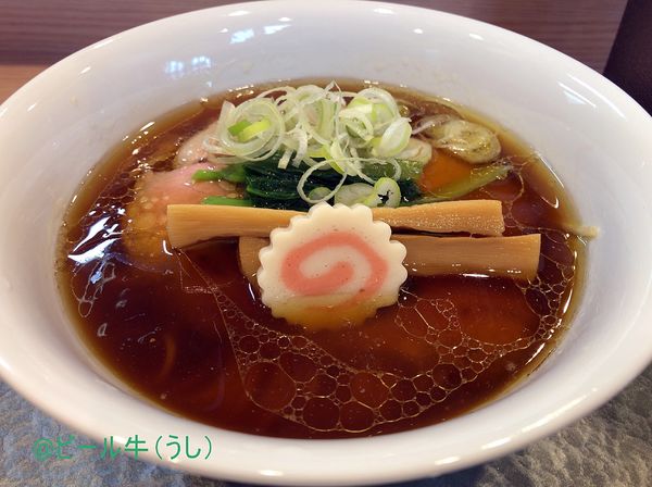 「深緑黒出汁(1100円)ロース」@中華そば 深緑の写真