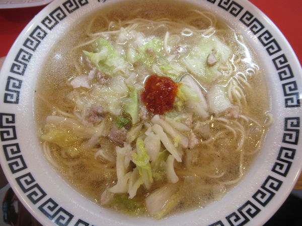 「半チャンセット（2辛）（960円）」@岐阜タンメン 関店の写真