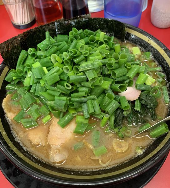 「わけネギラーメン」@家系ラーメン 王道 いしいの写真