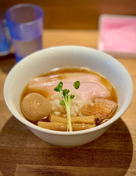 「特製いりこそば」@中華そば 麺壁九年 本店の写真