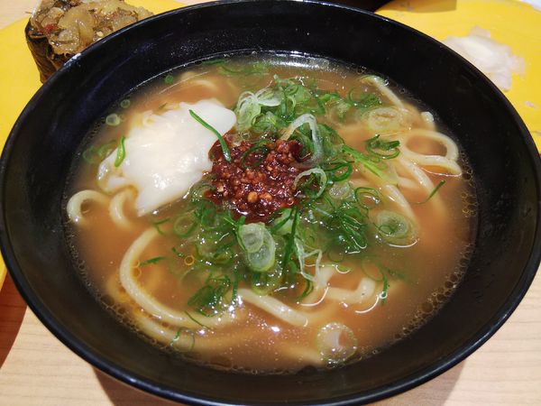 「濃厚えび味噌ワンタンメン」@スシロー 安曇野穂高店の写真