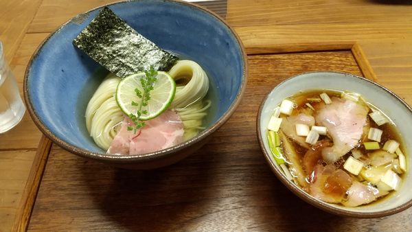 「昆布水のつけ麺（醤油）」@YOKOKURA STOREHOUSEの写真