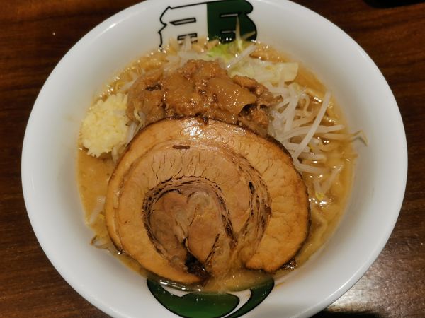 「雷そばミニ」@ラーメン 雷 東京本丸店の写真