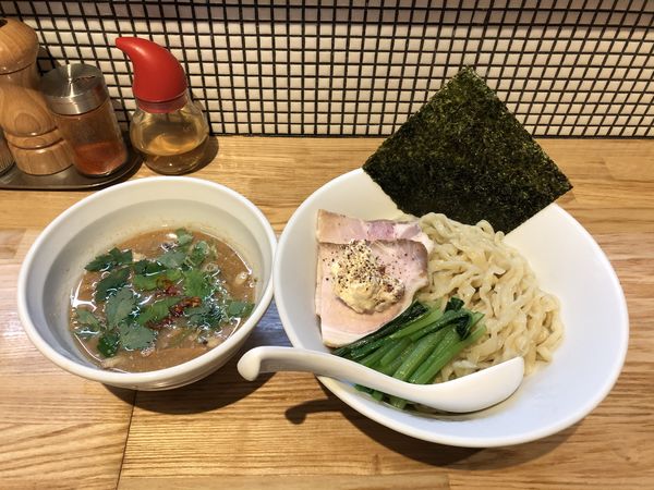 「限定・貝だし味噌つけ麺」@らーめん 改の写真