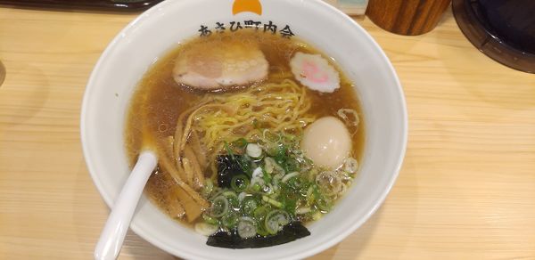 「昔風らーめん＋煮卵」@あさひ町内会の写真