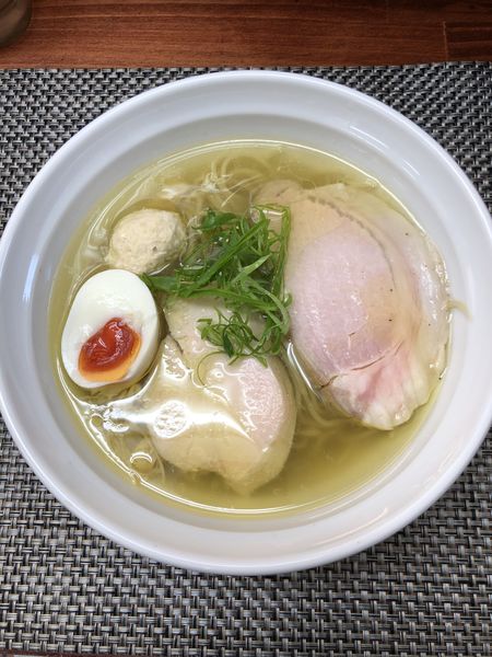 「限定B 鶏塩」@麺や 睡蓮の写真