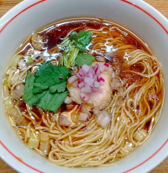 「鴨そば900円」@麺尊 RAGEの写真