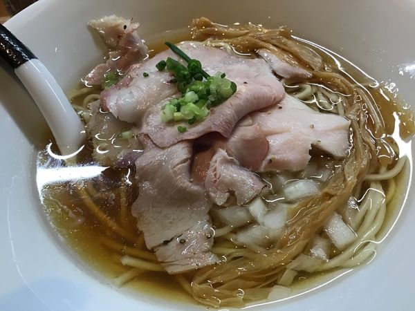 「限定　煮干中華蕎麦750円」@芛堂寺の写真