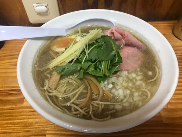 「限定濃厚まぐろそば850円」@中華そば よしかわの写真