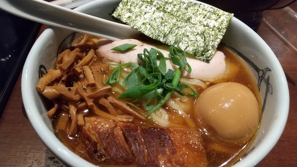 「武蔵らー麺（あっさり）＋大盛無料」@創始麺屋武蔵の写真