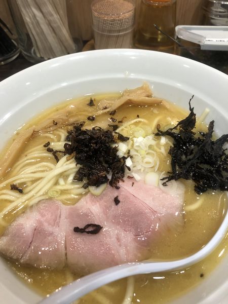 「鶏白湯ラーメン」@超濃厚鶏白湯ラーメン専門店 自家製麺 鶏ふじの写真