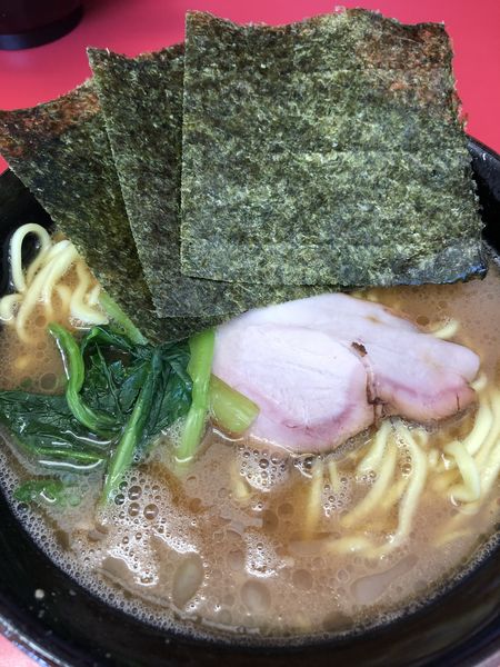 「ラーメン並＋小ライス」@田上家の写真