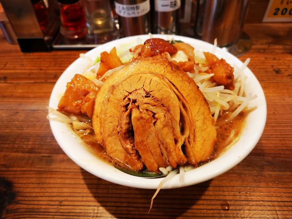 「雷そば並」@雷 千葉駅前店の写真