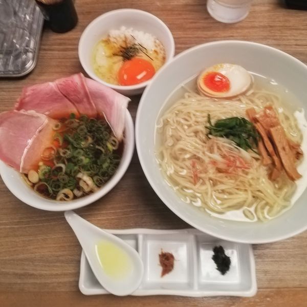 「特製蜆昆布水つけ麺(醤油)」@中華そば 和渦 TOKYOの写真