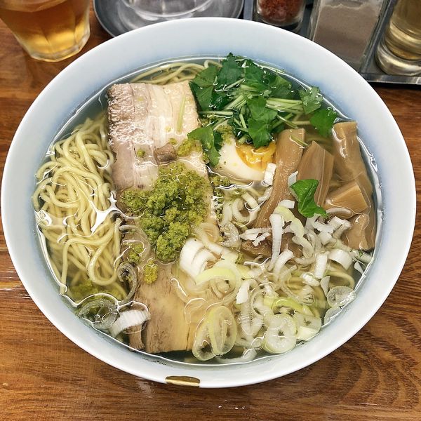 「和風柚子麺　￥７６０」@麺屋ひょっとこの写真